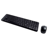 Logitech MK220 Langaton Näppäimistö Ja Hiiri, Musta USA QWERTY US