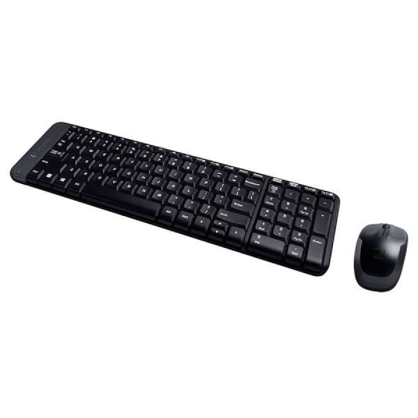 Logitech MK220 Langaton Näppäimistö Ja Hiiri, Musta USA QWERTY US