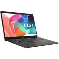 Alternative view of Tehdaskunnostettu MSI Modern 14", Intel i3-1315U, 8Gb, 512Gb M.2, Windows 11, MIL-STD 810H, takuu 12kk