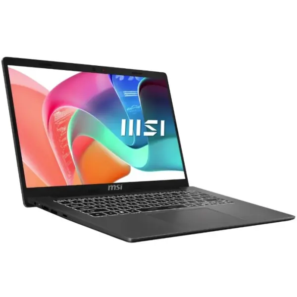 Tehdaskunnostettu MSI Modern 14", Intel i3-1315U, 8Gb, 512Gb M.2, Windows 11, MIL-STD 810H, takuu 12kk - Image 2