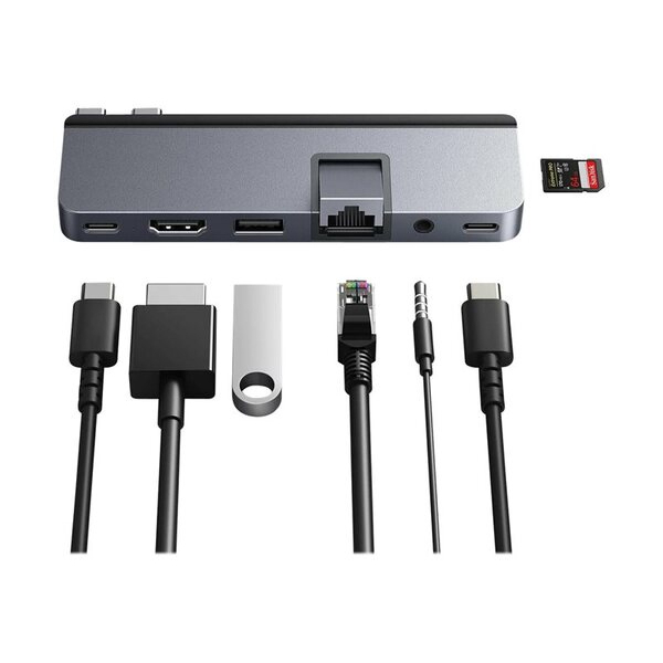 Targus HyperDrive DUO PRO 7-in-2 USB-C-hubi, PD3.0 100W