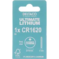 Deltaco CR1620 3V paristo
