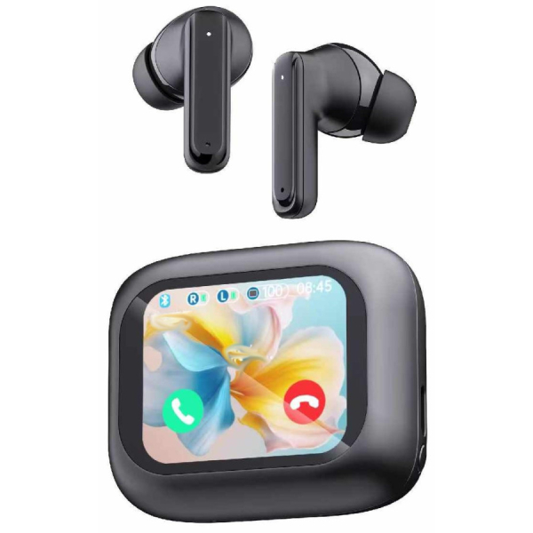 Deepbass TWS‑X8 nappikuulokkeet, kotelo kosketusnäytöllä - Image 3