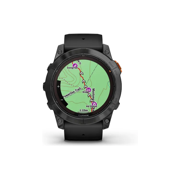 Garmin fenix 7X Pro Solar urheilukello, 51 mm, Power Glass aurinkolatauslinssi, musta, esittelykäytöstä - Image 4