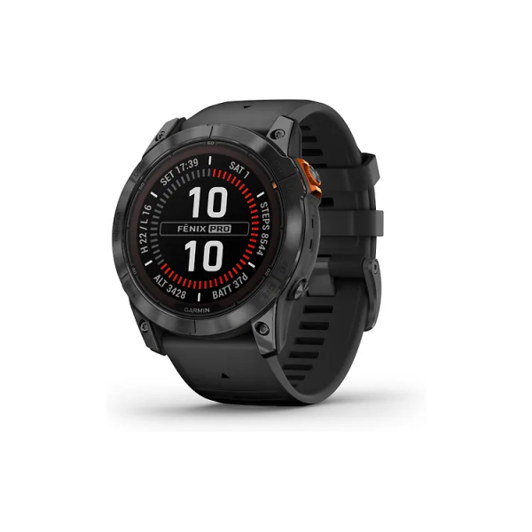 Garmin fenix 7X Pro Solar urheilukello, 51 mm, Power Glass aurinkolatauslinssi, musta, esittelykäytöstä