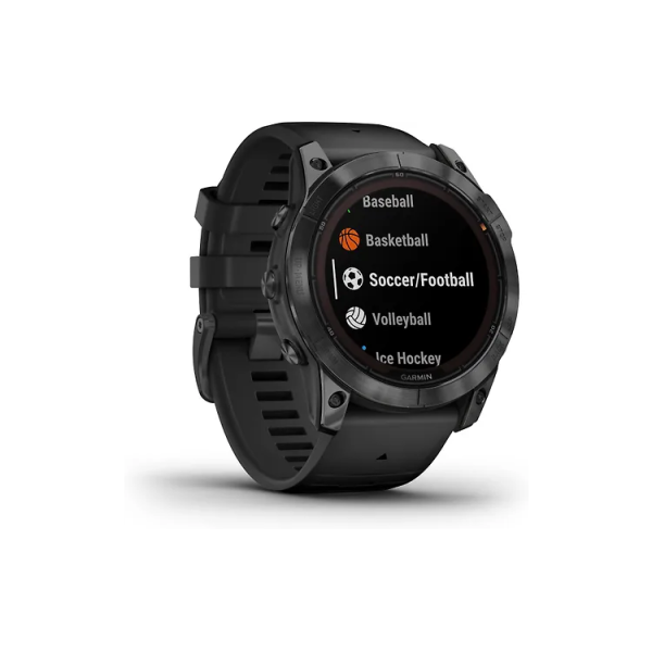Garmin fenix 7X Pro Solar urheilukello, 51 mm, Power Glass aurinkolatauslinssi, musta, esittelykäytöstä - Image 2