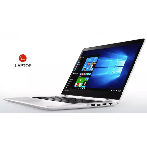 Tehdaskunnostettu Lenovo Yoga 510, Intel i3-6100U, 120gb, 8Gb, Kosketusnäyttö 14", Windows 11, takuu 12kk