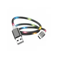 Smartte 1m Apple USB-A Lightning johto, led valoilla, DC-04