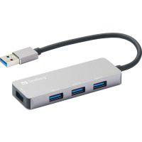 Green Lyca USB-A Hub 1xUSB3.0 + 3x2.0