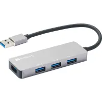 Green Lyca USB-A Hub 1xUSB3.0 + 3x2.0