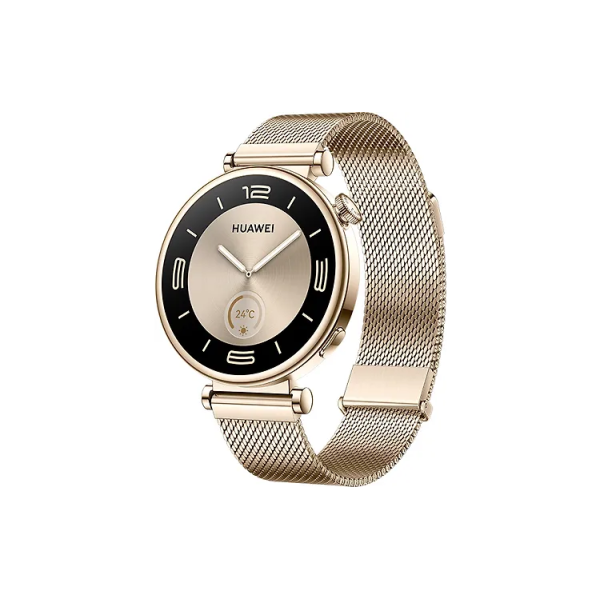 Tehdaskunnostettu Huawei Watch GT4 Elegant -älykello, 41 mm, kulta, takuu 12kk