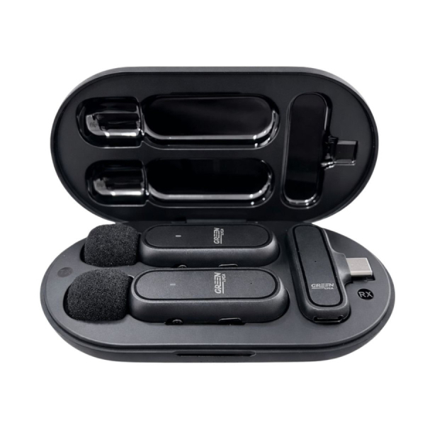 Lyca langaton 2x mikrofonisetti USB-C vastaamottimella - Image 3