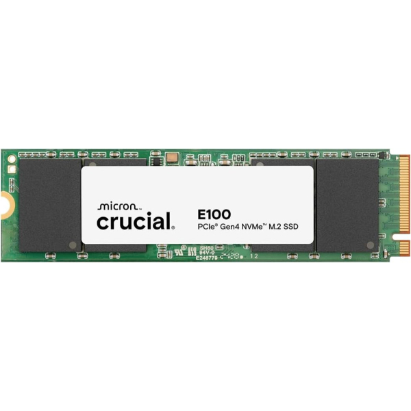 Crucial E100 SSD 480GB M.2 NVMe PCIe Gen4 Internal SSD, 4,700MB/s