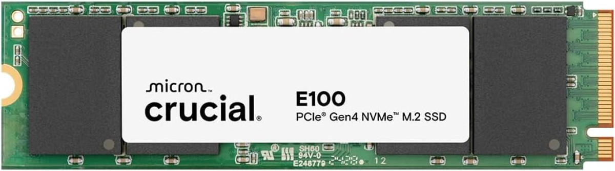 Crucial E100 SSD 480GB M.2 NVMe PCIe Gen4 Internal SSD, 4,700MB/s