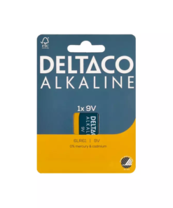 DELTACO 9V / 6LR61 ALKALIPARISTO
