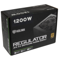 Kolink 1200W ATX3.0 PCIe 5.0 ATX virtalähde, 80 Plus Gold, musta