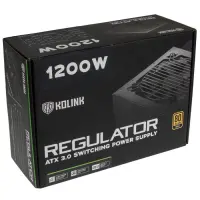 Kolink 1200W ATX3.0 PCIe 5.0 ATX virtalähde, 80 Plus Gold, musta