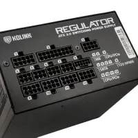 Alternative view of Kolink 1200W ATX3.0 PCIe 5.0 ATX virtalähde, 80 Plus Gold, musta