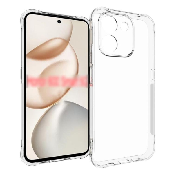 Smartte Honor 600 Smart 5G iskunkestävä ja luistamaton paksu TPU-suojakuori (läpinäkyvä)