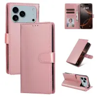 Smartte Apple 18 Pro / 17 Pro monitoiminen 3 korttipaikan suojakotelo (ruusukulta)