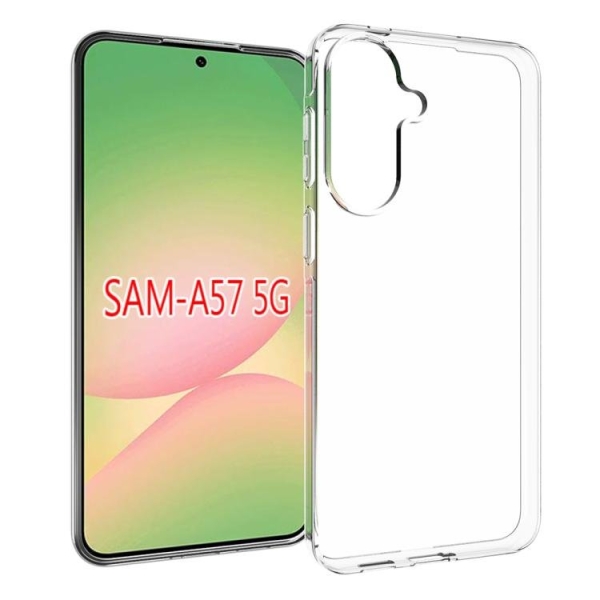 Smartte Samsung Galaxy A57 5G pintakuvioitu TPU-suojakuori (läpinäkyvä)