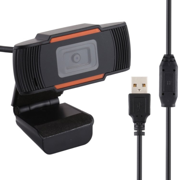 Smartte 1080p 30 fps HD-tietokonekamera integroidulla mikrofonilla, USB-webkamera (musta)