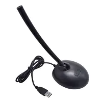 Smartte USB-mikrofoni (mikrofonitulo ADC-digitaaliäänellä) (musta)