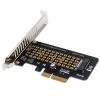 Smartte M.2 NVMe -> PCIe 3.0/4.0 täysnopeuksinen x4 -laajennuskortti, malli: täyskorkea (Full Height)